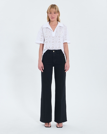 Jessie Jeans Black stone palazzo jeans ZAPA