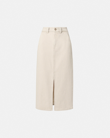 Jude skirt Long beige denim skirt ZAPA