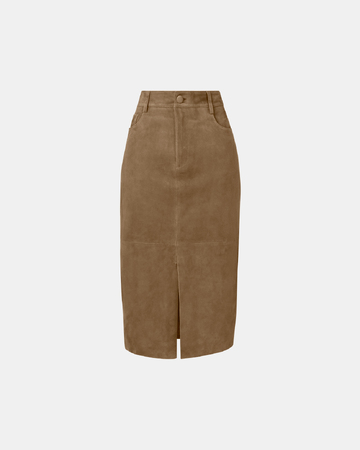 Jayne Skirt Khaki pencil skirt ZAPA