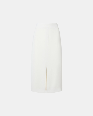Jali skirt Ecru pencil skirt ZAPA