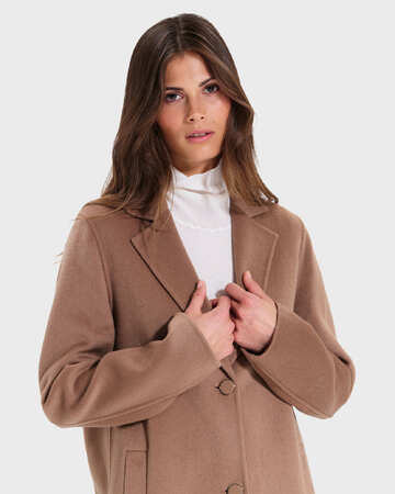 Matila coat Camel mid-length coat ZAPA