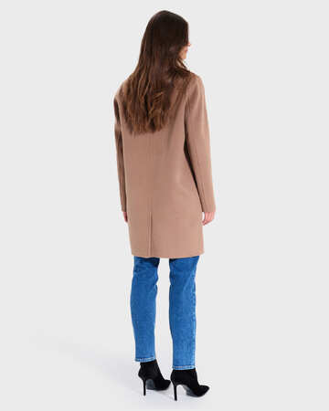 Matila coat Camel mid-length coat ZAPA