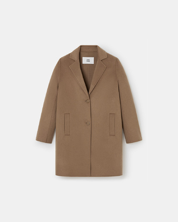 Matila coat Camel mid-length coat ZAPA
