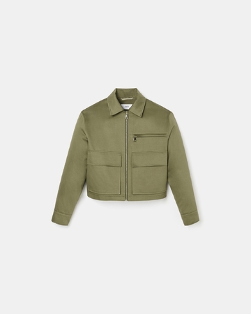 Maloa Jacket Short khaki coat ZAPA