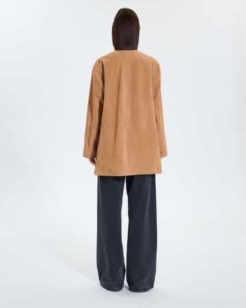 Manoa Coat Mid-length beige coat ZAPA