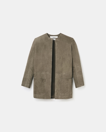 Manoa coat Mid-length khaki coat ZAPA
