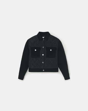 Malo coat Short black coat ZAPA