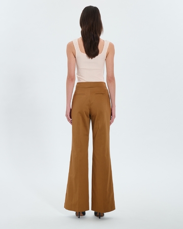 Pervenche Pants Tobacco flowing pants ZAPA