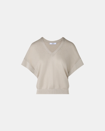 Pradel sweater Fine glittery champagne sweater ZAPA