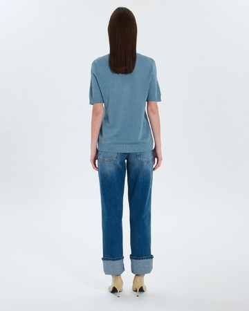 Namika sweater Blue V-neck sweater ZAPA