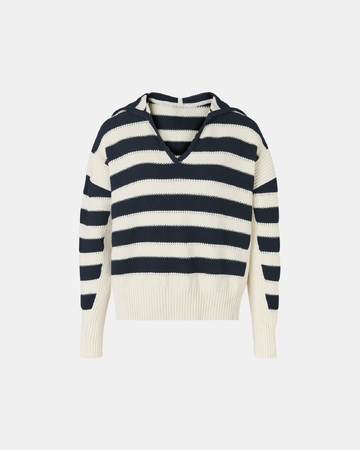 Nada sweater Two-tone hooded sweater ZAPA