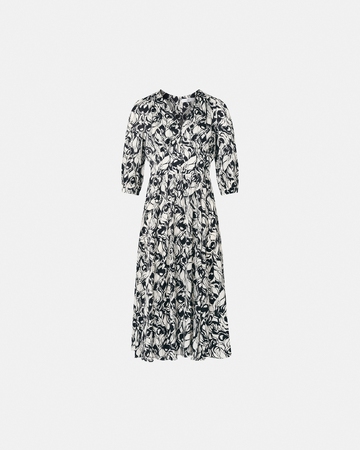 Rafinita dress Floral print flared maxi dress ZAPA