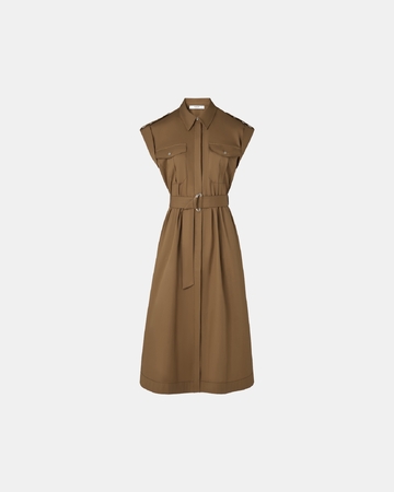 Riyad dress Tobacco shirt dress ZAPA