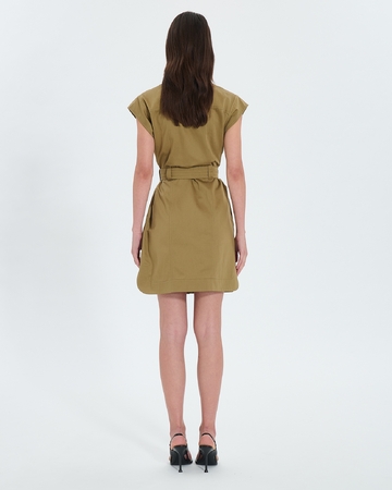 Rosen dress Khaki shirt dress ZAPA
