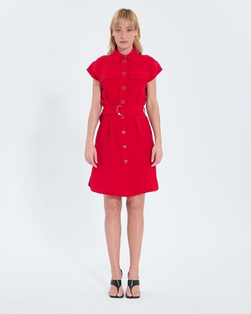Rosen dress Red shirt dress ZAPA