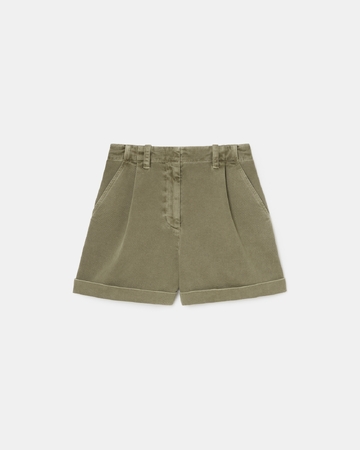 Savanna shorts Khaki denim shorts ZAPA
