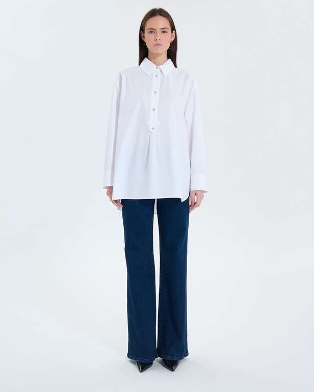 Casablanca shirt White oversized shirt ZAPA