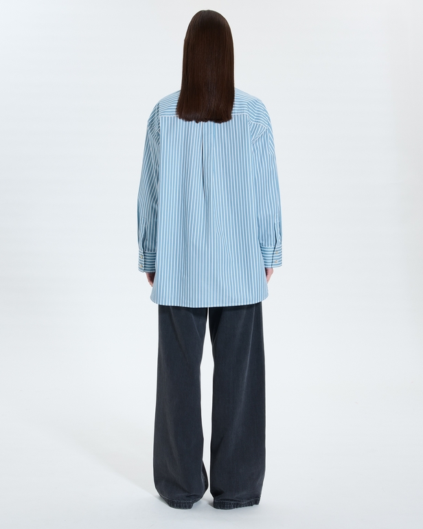 Casablanca shirt Oversized striped shirt ZAPA