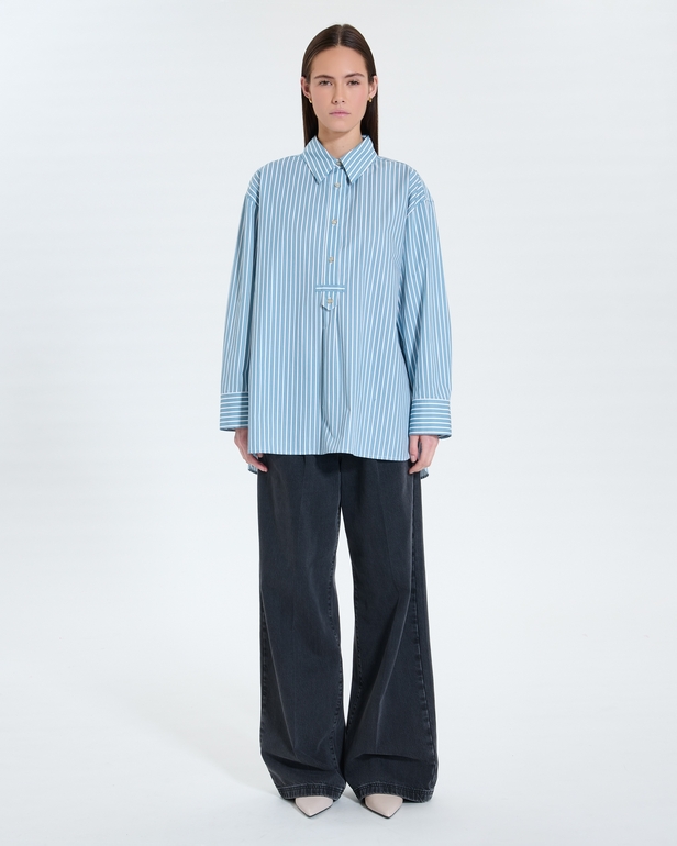 Casablanca shirt Oversized striped shirt ZAPA
