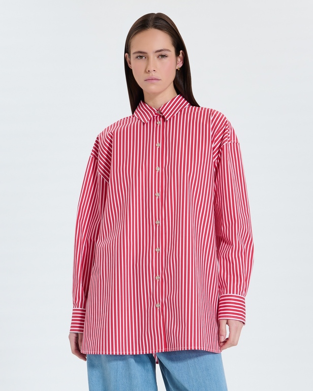 Clarisse shirt Striped poplin shirt ZAPA