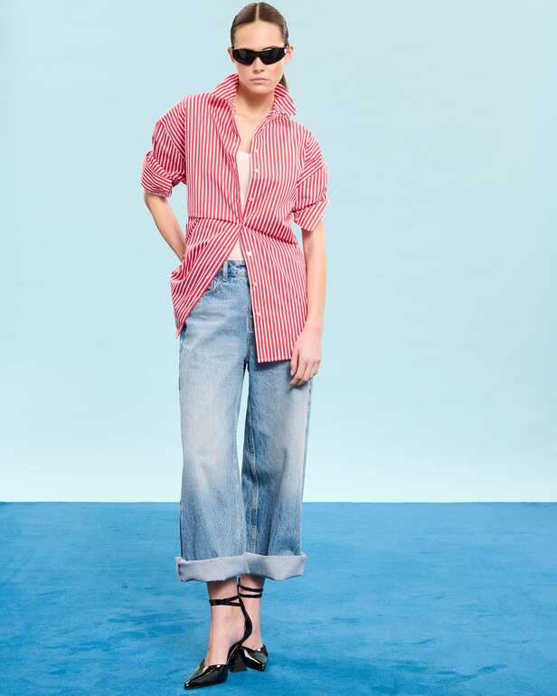 Clarisse shirt Striped poplin shirt ZAPA