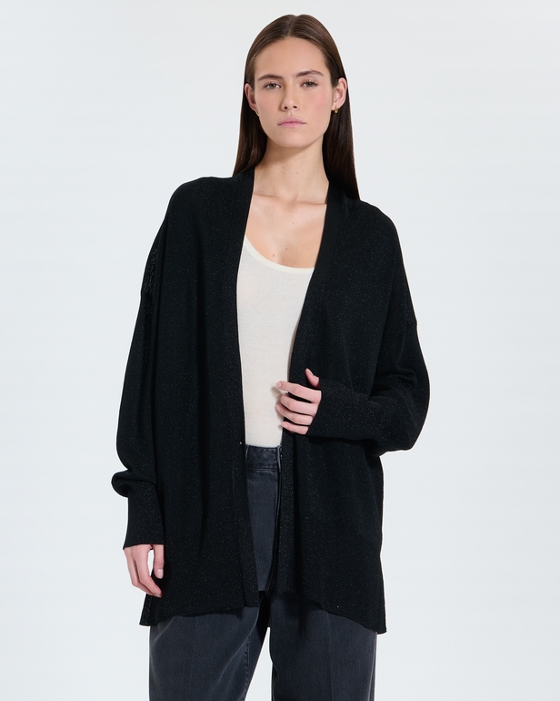 Gypsine Vest Long black vest ZAPA