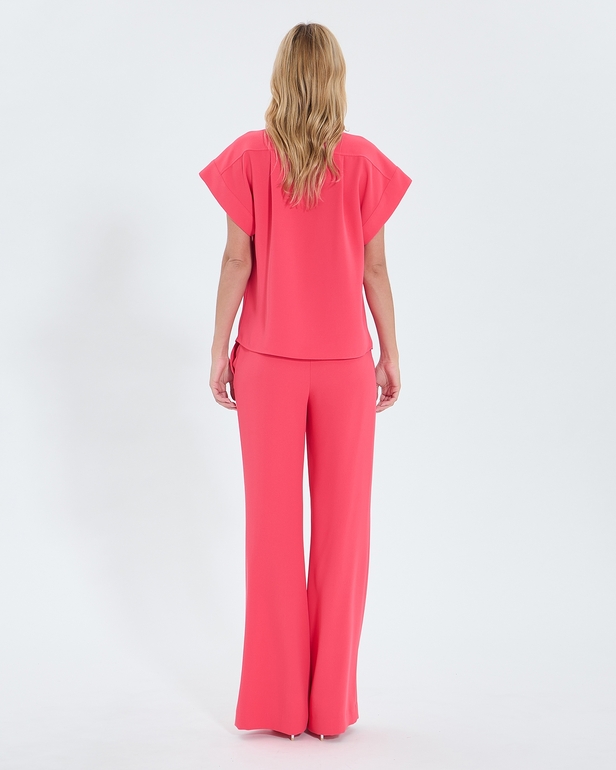 Top Tarina Coral short-sleeved shirt ZAPA