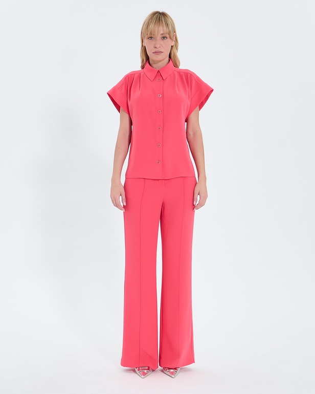 Top Tarina Coral short-sleeved shirt ZAPA