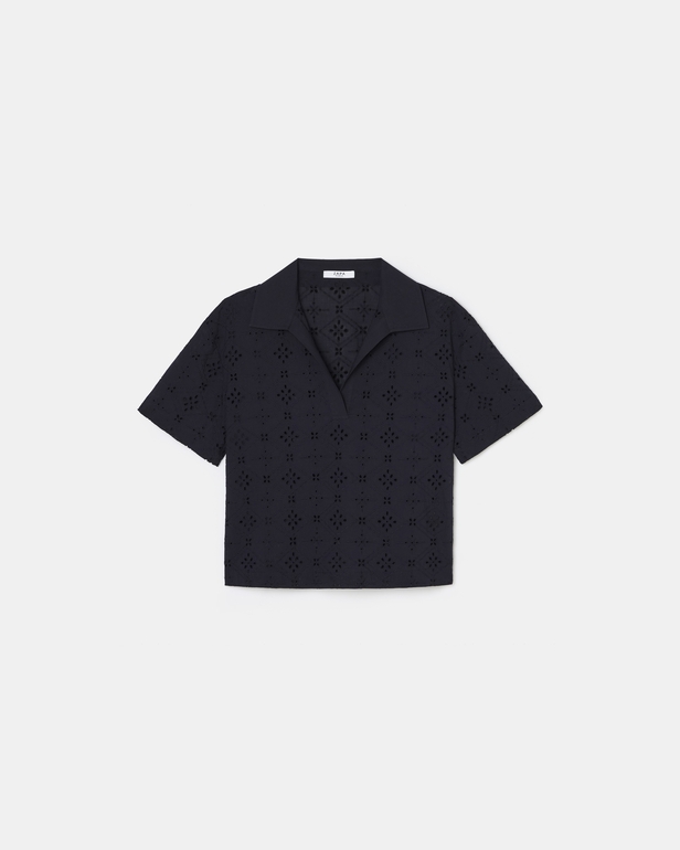 Top Teyma Loose top in nocturnal English embroidery ZAPA