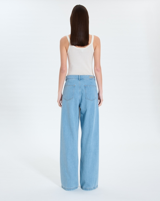 Prince Jeans Light blue palazzo jeans ZAPA