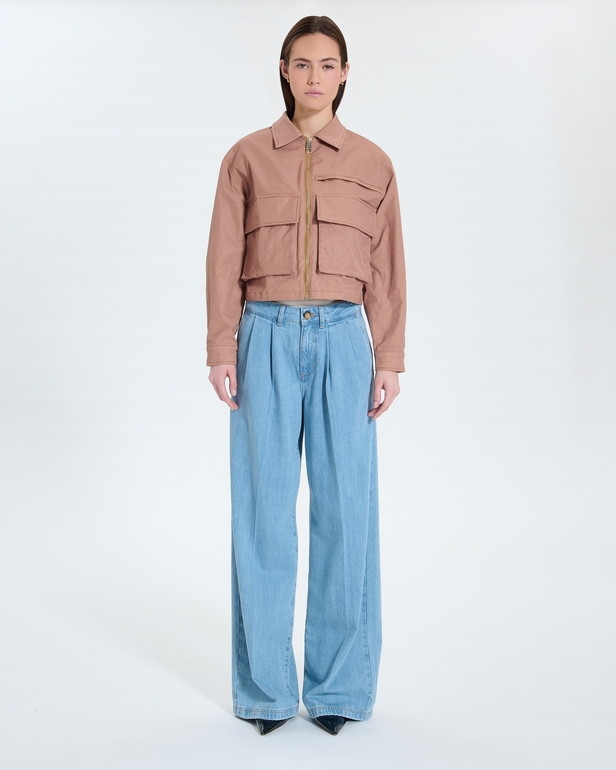 Meloe coat Short camel coat ZAPA