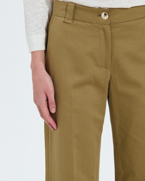 Parly pants Flowy khaki pants ZAPA
