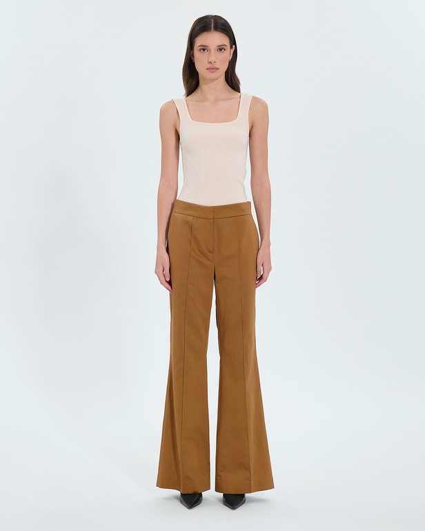 Pervenche Pants Tobacco flowing pants ZAPA