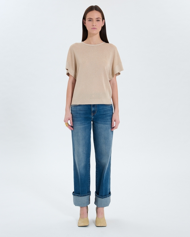 Pradel sweater Champagne sleeveless sweater ZAPA