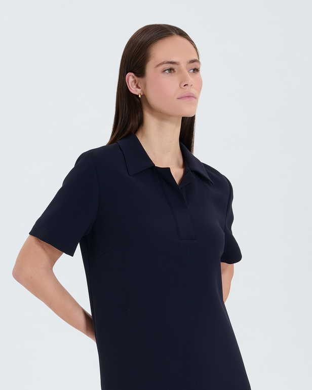 Rodeo Dress Nocturnal crepe shirt dress ZAPA