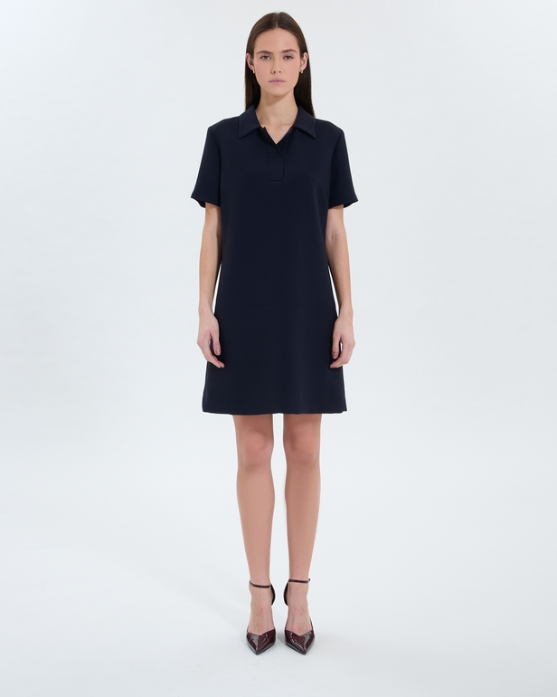 Rodeo Dress Nocturnal crepe shirt dress ZAPA