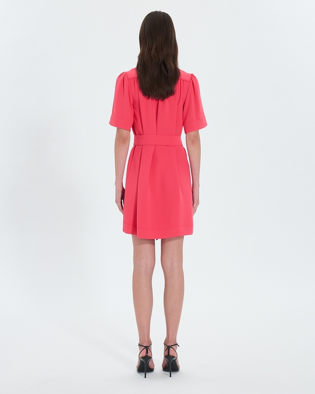 Retie dress Coral fitted straight dress ZAPA