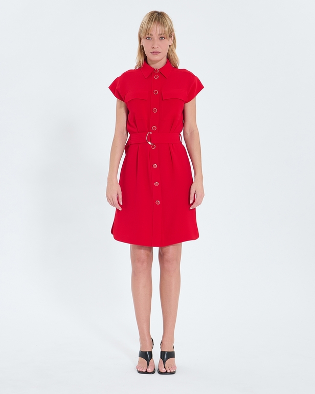 Rosen dress Red shirt dress ZAPA