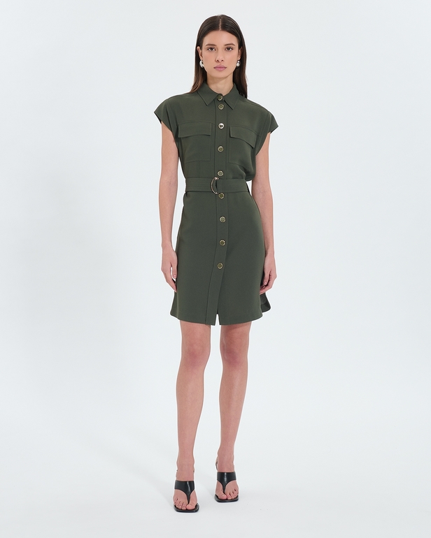 Rosen dress Army shirt dress ZAPA