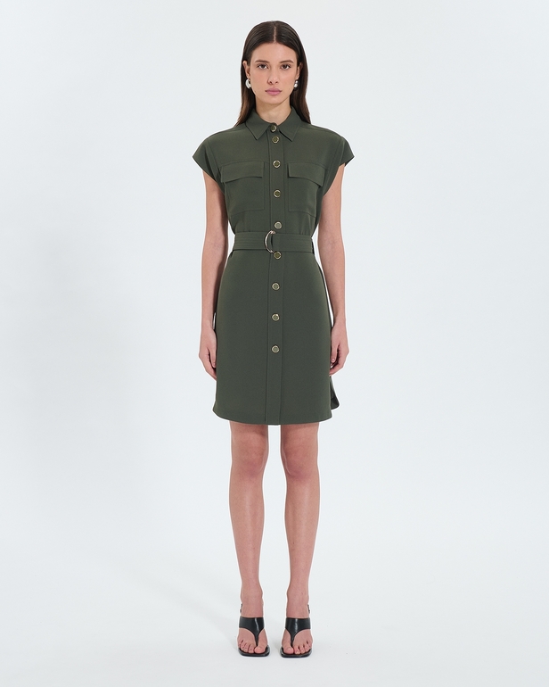 Rosen dress Army shirt dress ZAPA