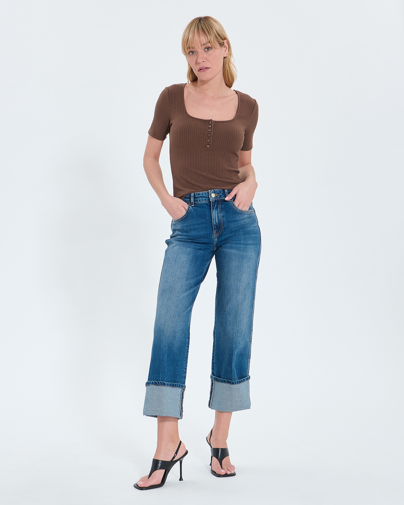 Top Toyan Chocolate fitted top ZAPA