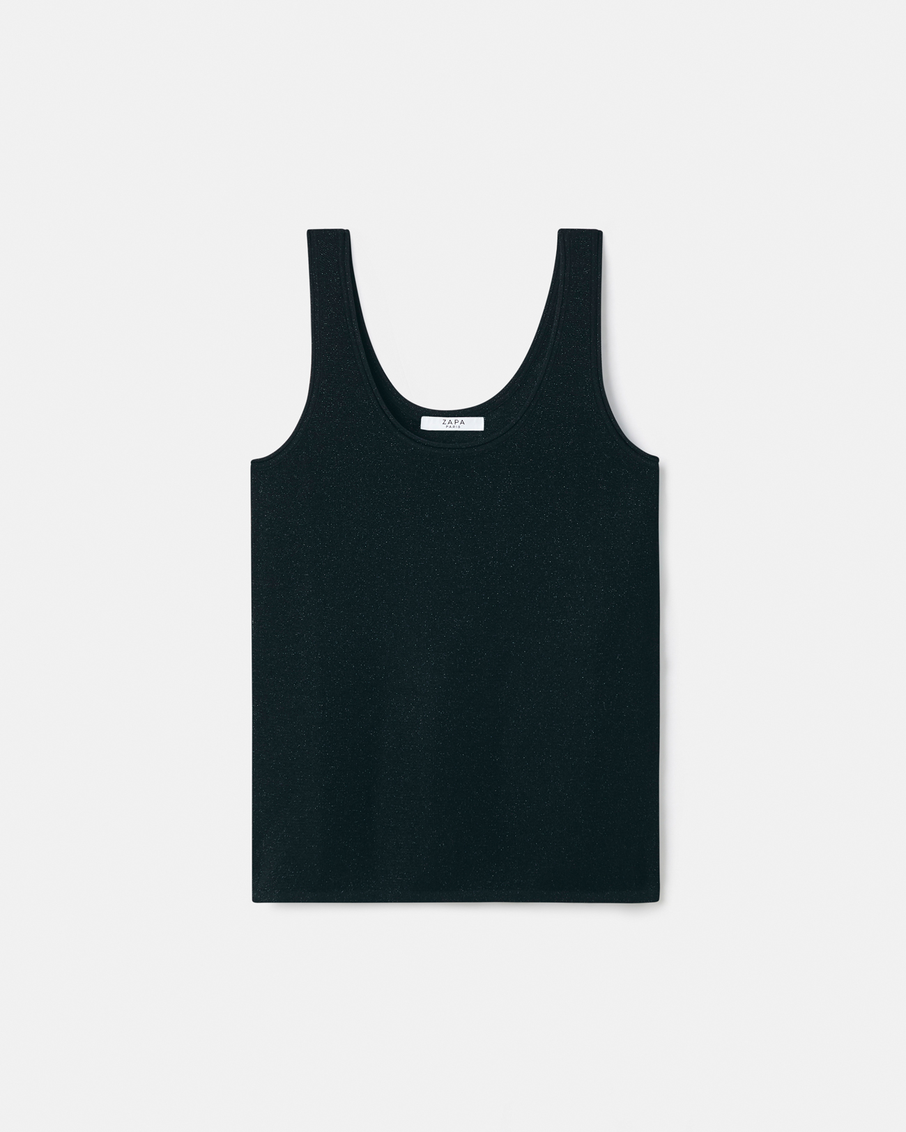 Nara sweater Black fitted tank top ZAPA