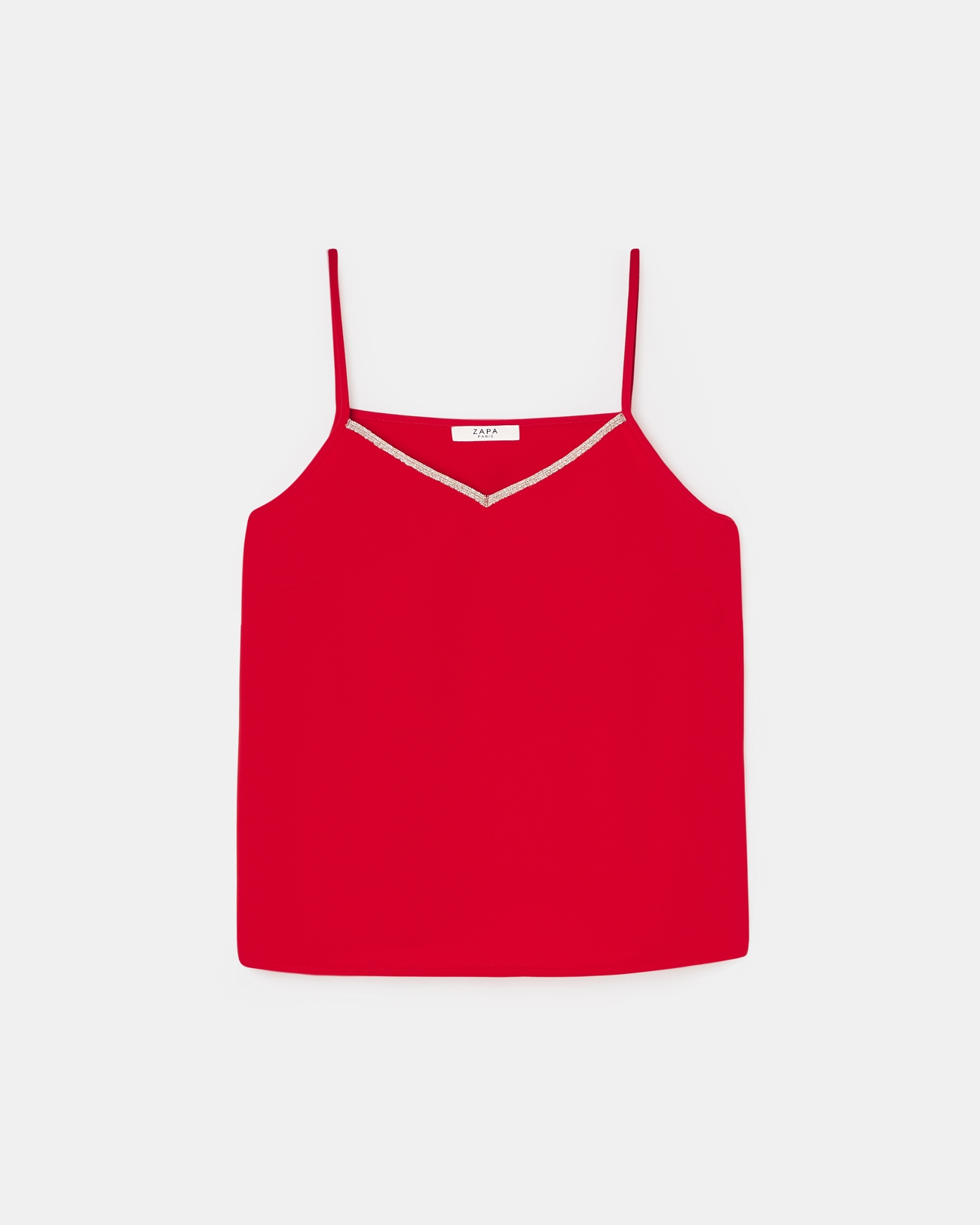 Top Tobera Red tank top ZAPA
