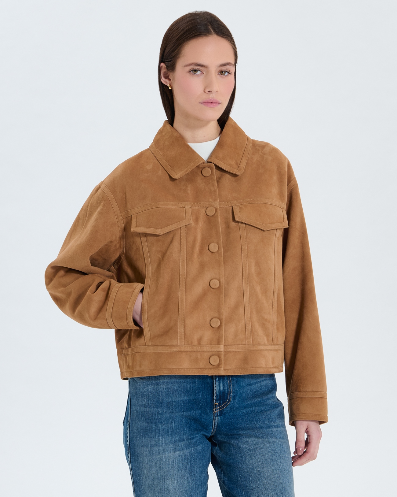 Monge coat Beige suede coat ZAPA