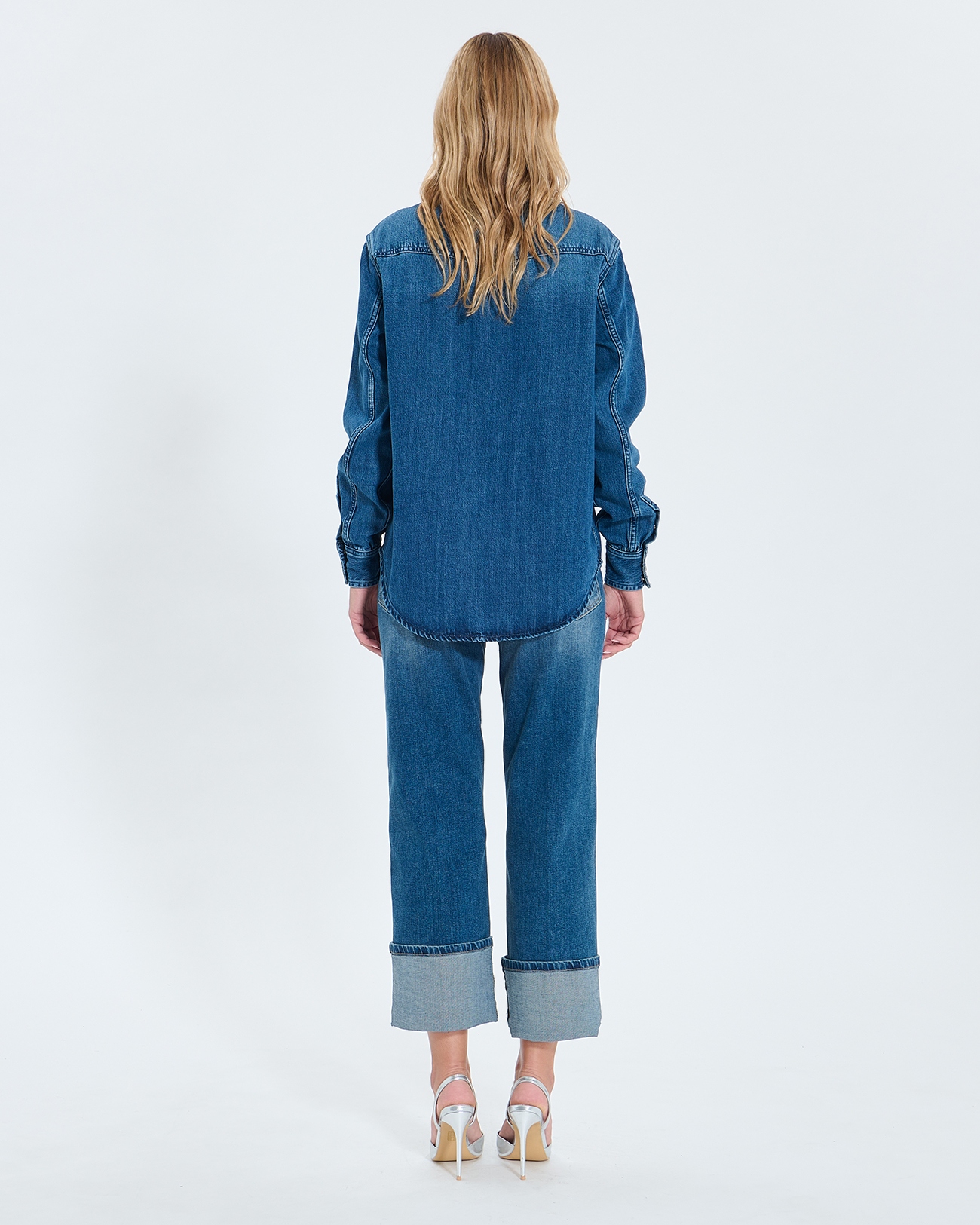 Charlotte Shirt Dark blue denim shirt ZAPA