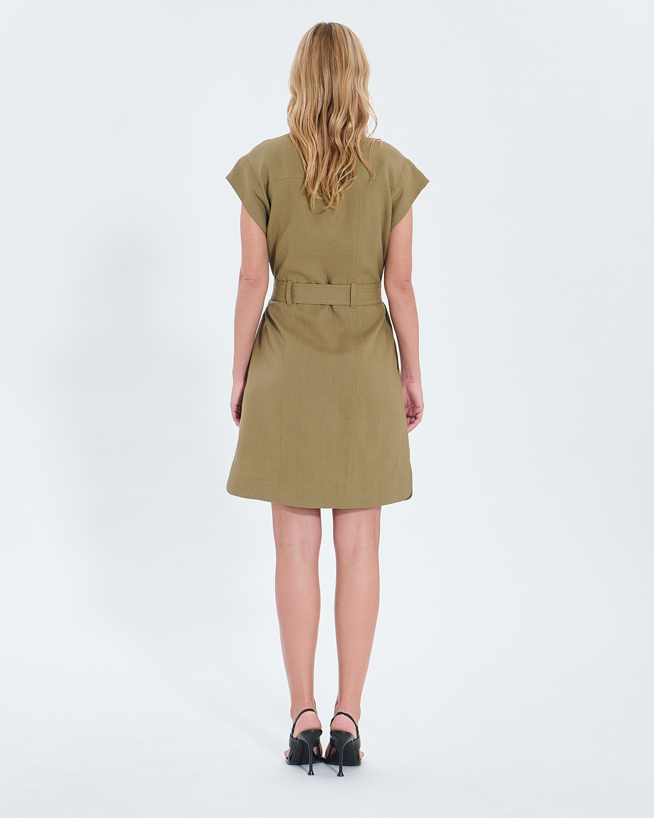 Rosen dress Khaki shirt dress ZAPA