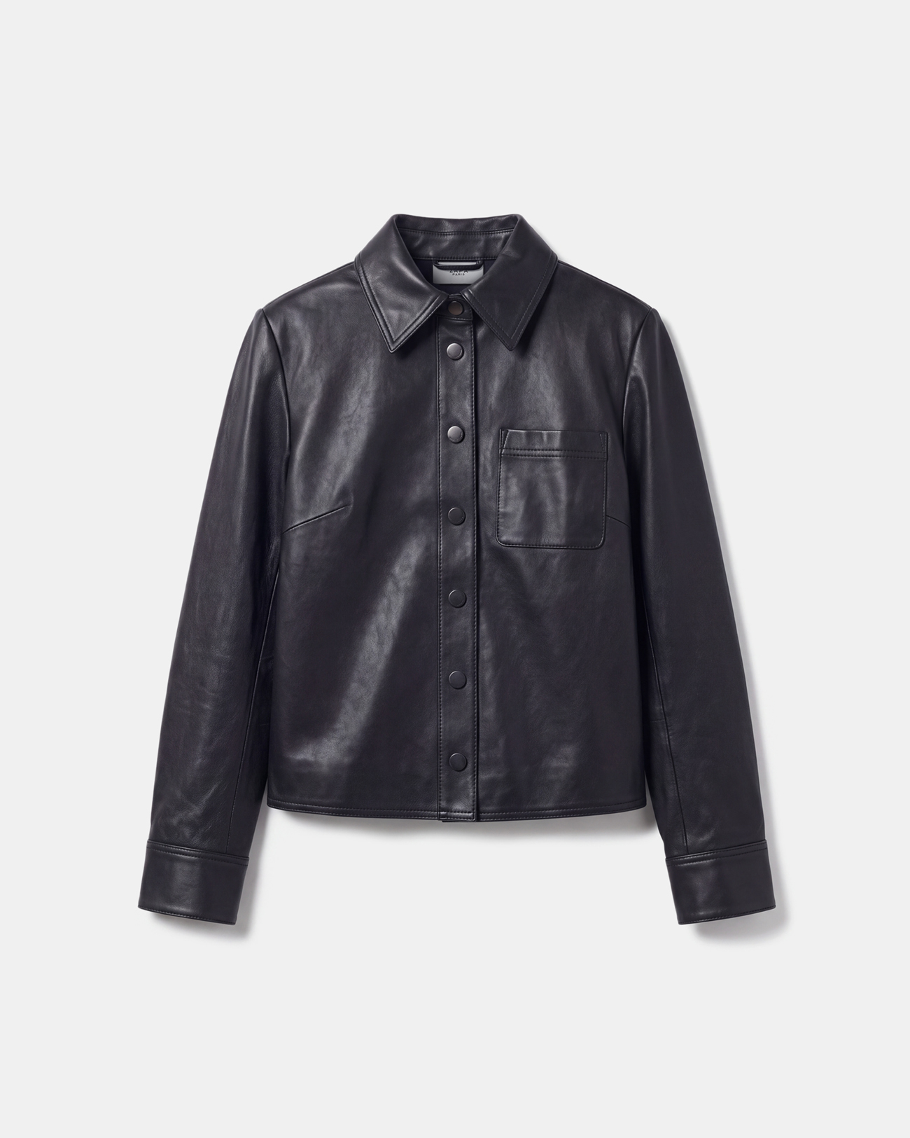 Conie Shirt Chocolate leather shirt ZAPA