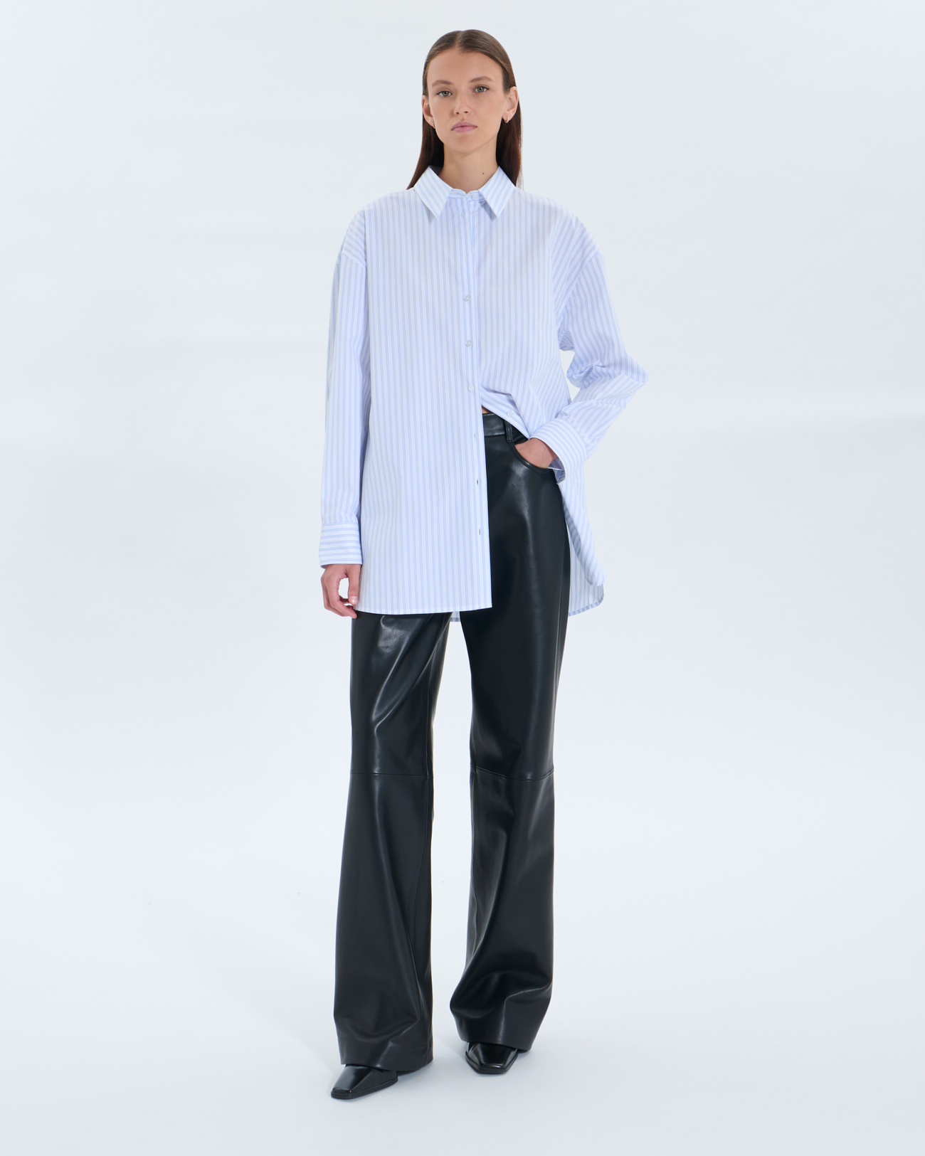 Clarisse Shirt Clarisse Shirt Sky Blue ZAPA