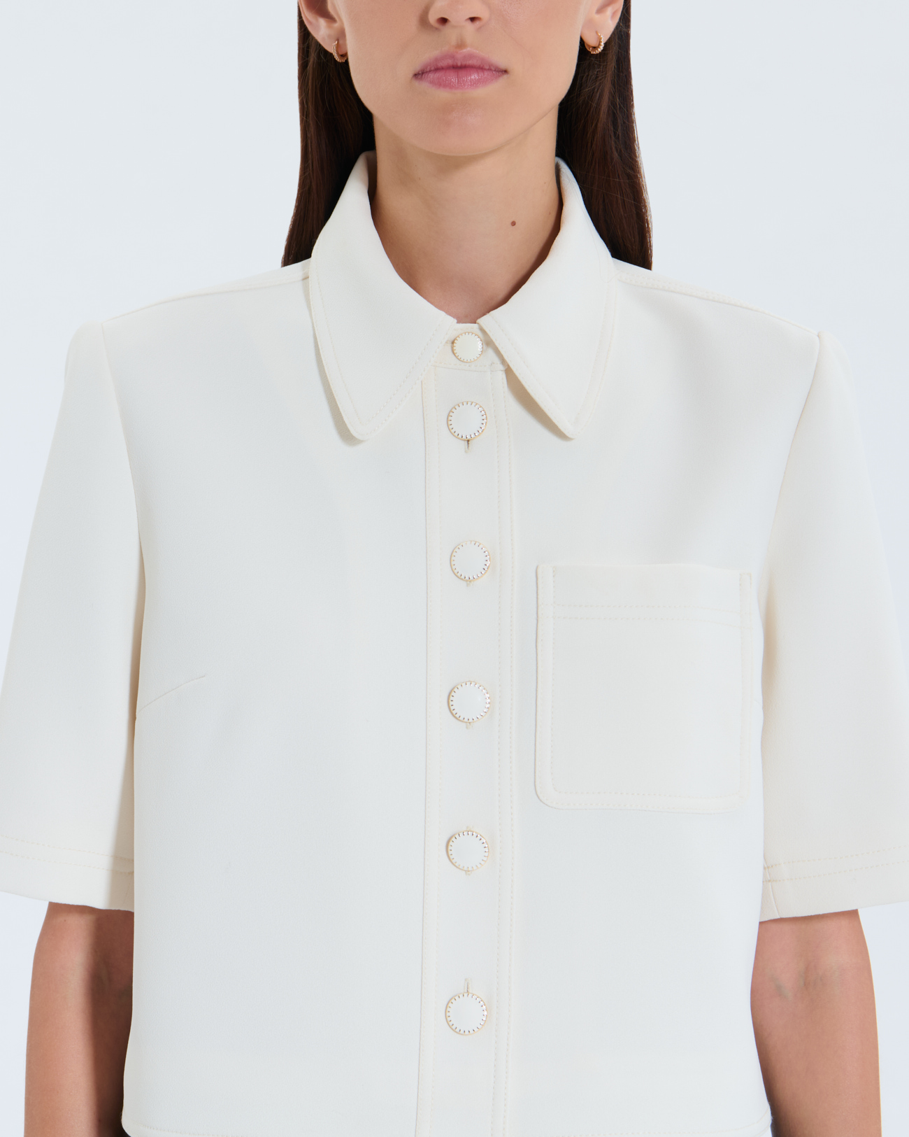 Celina Shirt Celina Shirt Ecru ZAPA