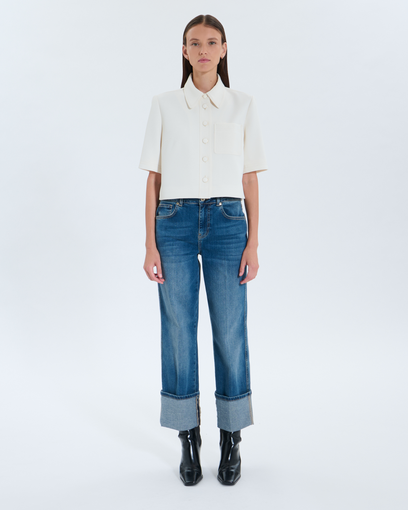Celina Shirt Celina Shirt Ecru ZAPA